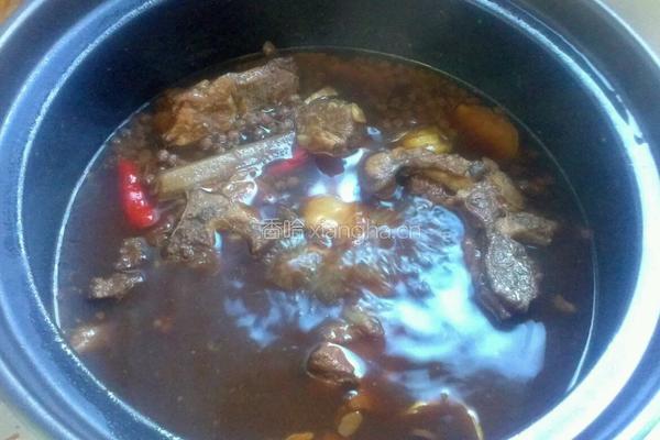 黄豆酱炖排骨的做法图解5