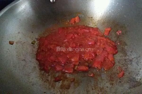 西红柿烩油条的做法图解5