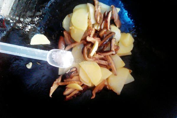 香菇土豆片的做法图解5