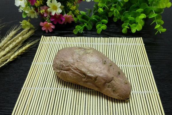 微波红薯的做法图解4