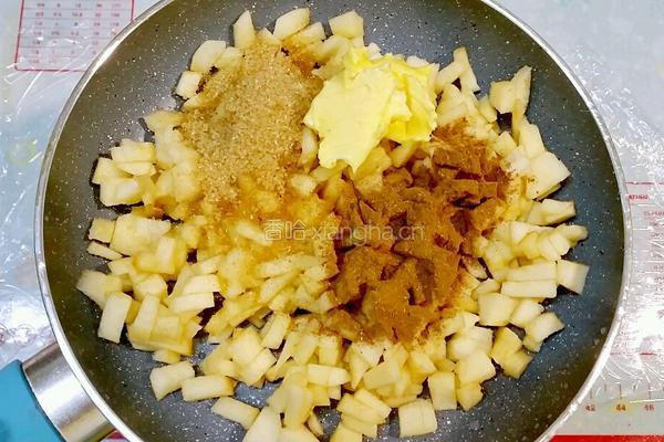 燕麦片苹果面包的做法图解2