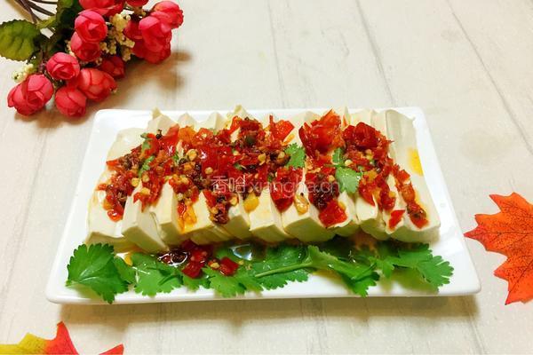 油泼豆腐的做法图解7