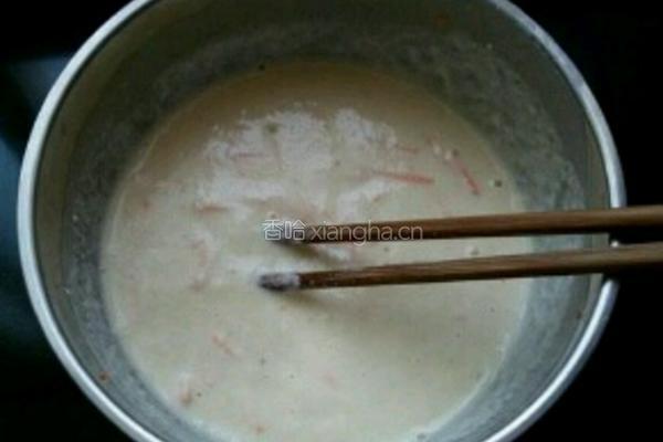 豆渣煎饼的做法图解5