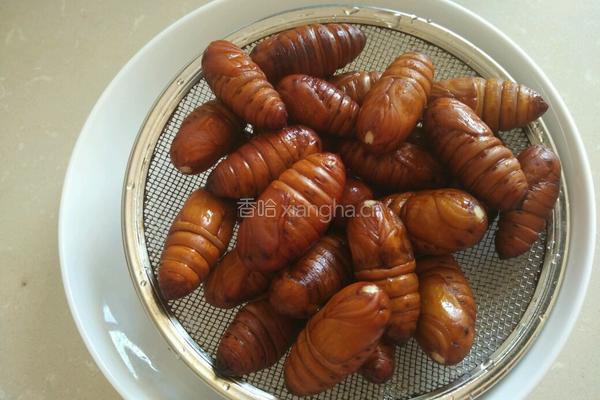 香酥蚕蛹的做法图解4