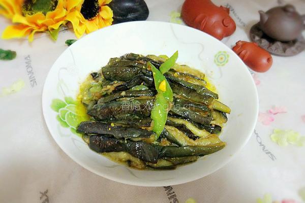 咸蛋黄烧茄子的做法图解9
