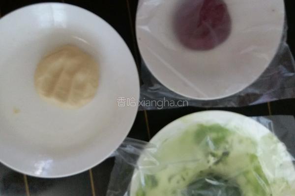 三色蛋黄酥的做法图解11