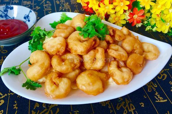 油炸虾仁的做法图解1