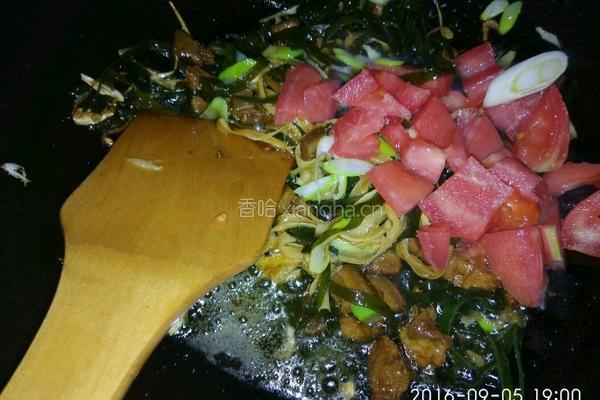 打卤手擀面的做法图解13