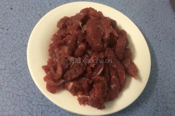 孜然炒牛肉的做法图解2