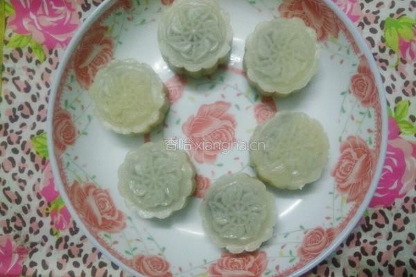 自制冰皮月饼的做法图解13