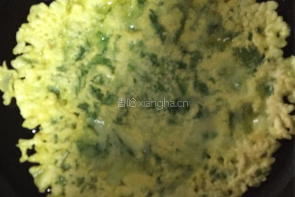 芹菜叶煎饼的做法图解6