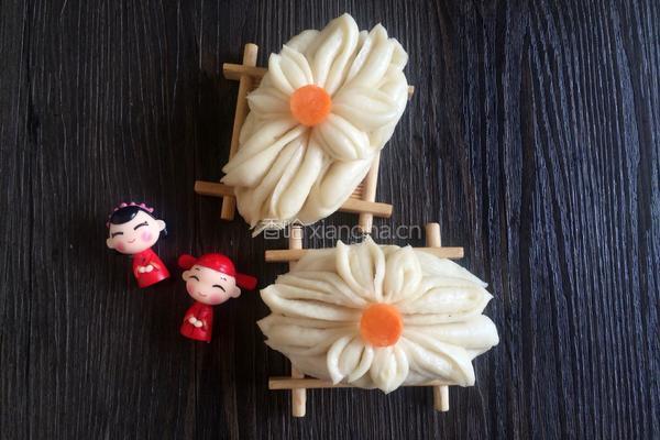 莲花馒头的做法图解9