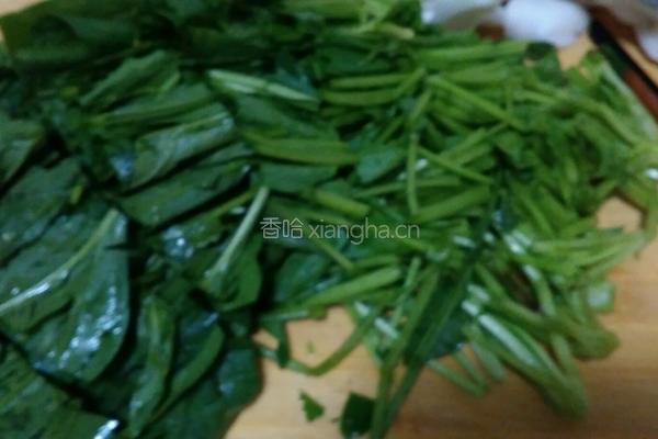 红油菠菜粉皮的做法图解3