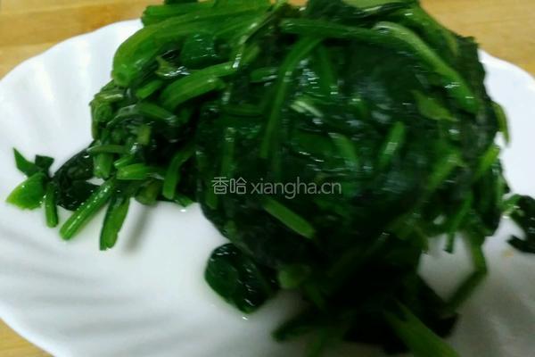红油菠菜粉皮的做法图解5