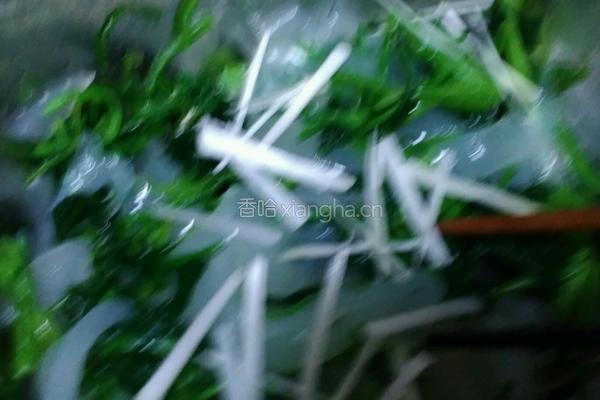 红油菠菜粉皮的做法图解10