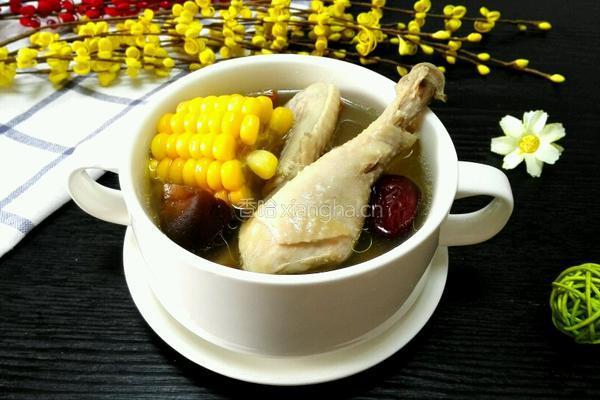玉米炖鸡的做法图解8