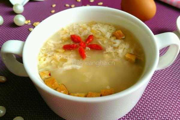 燕麦鸡蛋粥的做法图解5