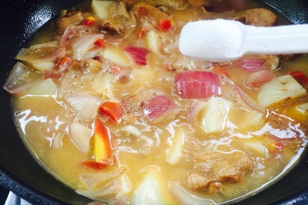 土豆咖喱鸡翅的做法图解10