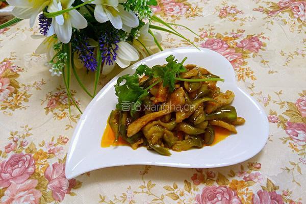 肉丝扒茄子的做法图解9