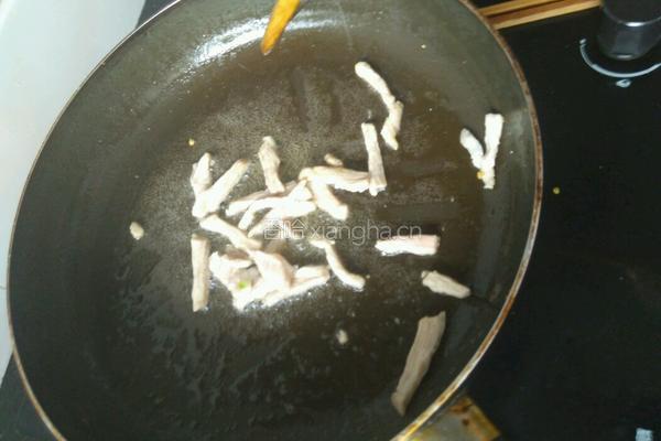 肉丝扒茄子的做法图解5