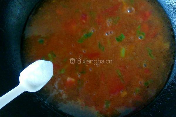 番茄鸡蛋汤面的做法图解7