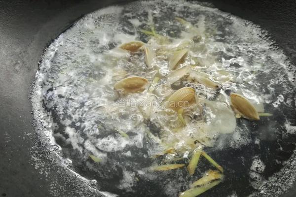 沙白芥菜汤的做法图解4