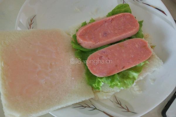 蔬菜三明治的做法图解7
