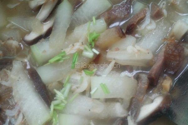 腊肉冬瓜汤的做法图解7