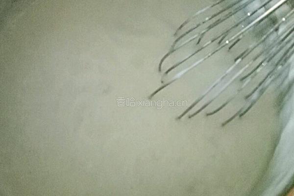 椰香牛奶小方糕的做法图解5