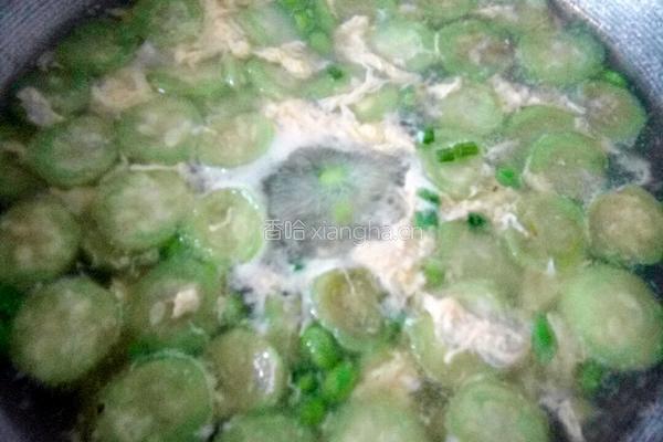 毛豆丝瓜汤的做法图解7