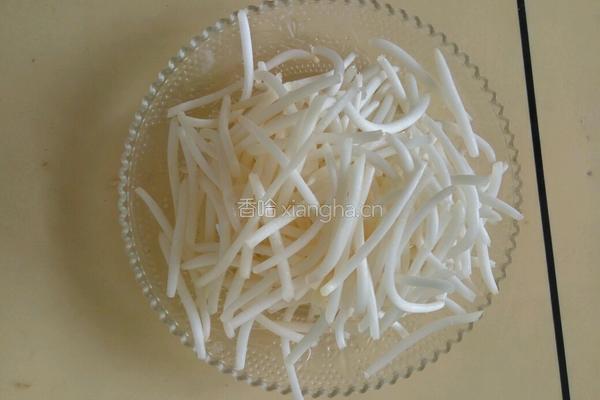 银芽炒馓子的做法图解3