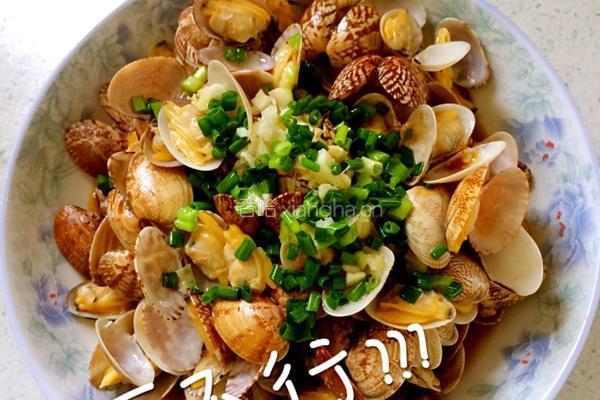 葱油花蛤的做法图解5