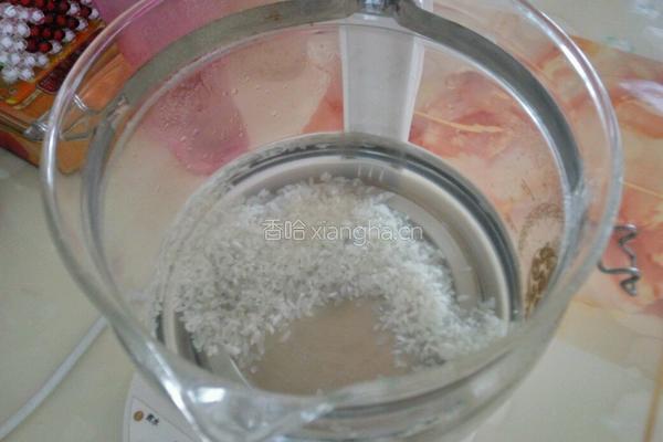 玫瑰花粥的做法图解3