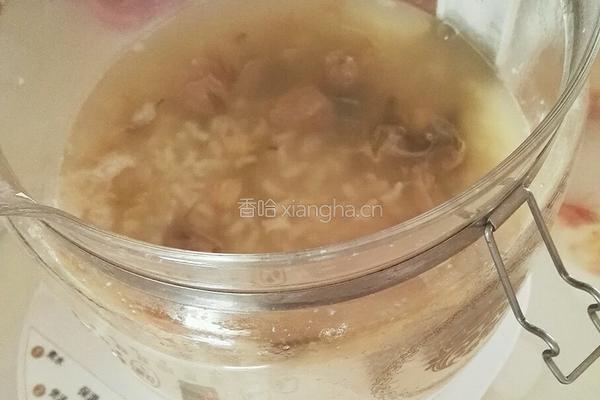 玫瑰花粥的做法图解4