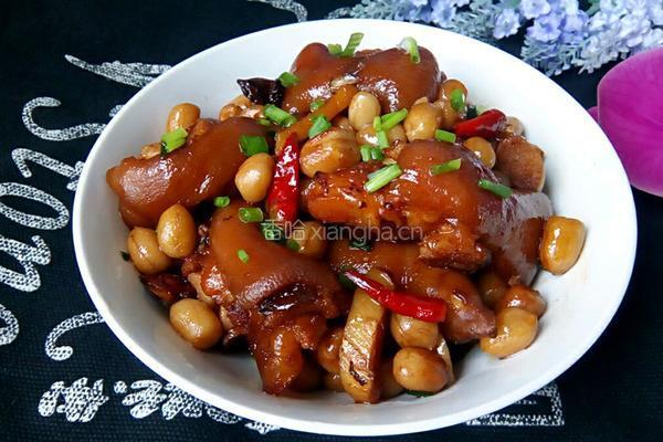 花生猪蹄的做法图解15