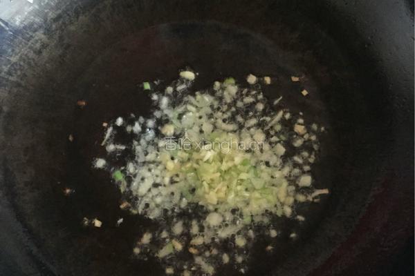 油菜炒虾皮的做法图解5
