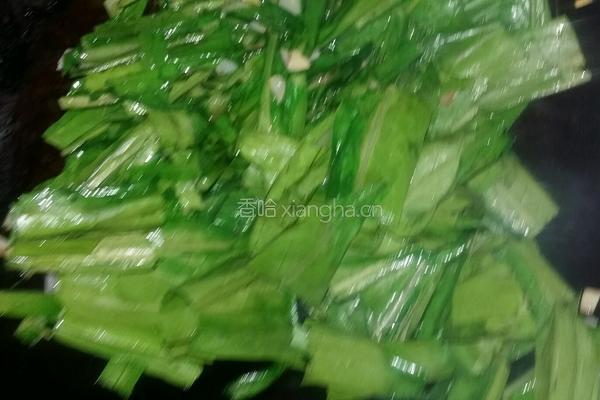 炝炒油麦菜的做法图解4
