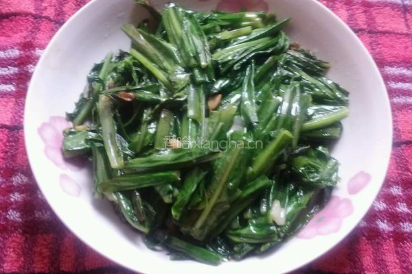 炝炒油麦菜的做法图解5