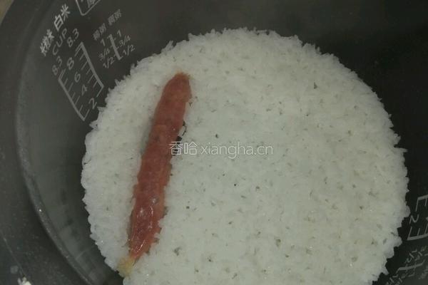 腊肠蒸饭的做法图解6