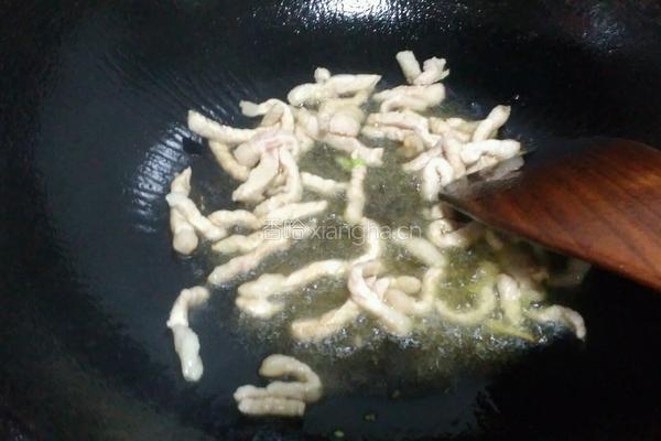 圆白菜粉丝炒肉的做法图解7