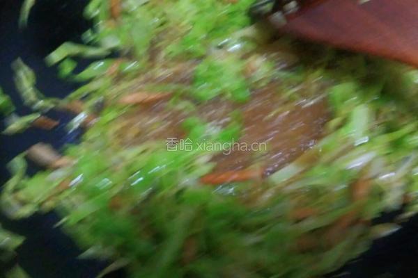 圆白菜粉丝炒肉的做法图解12