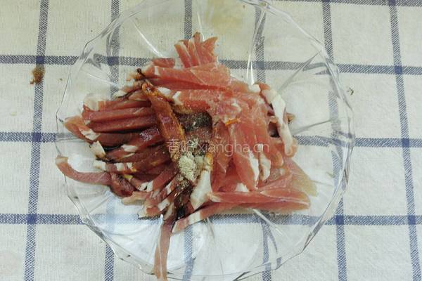 青椒肉丝炒饭的做法图解3