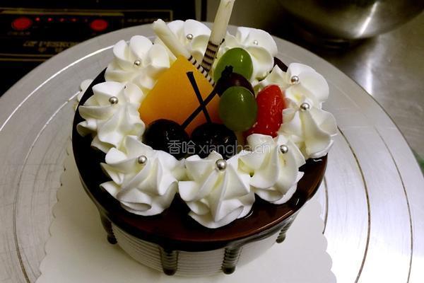 巧克力生日蛋糕的做法图解7