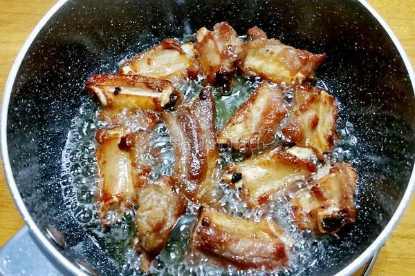 腐乳苦瓜烧排的做法图解4