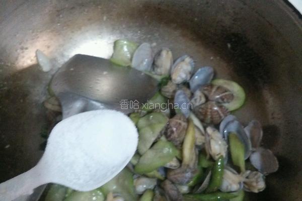 花蛤炒丝瓜的做法图解9