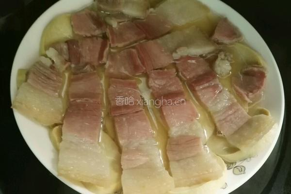 咸肉蒸素鸡的做法图解9