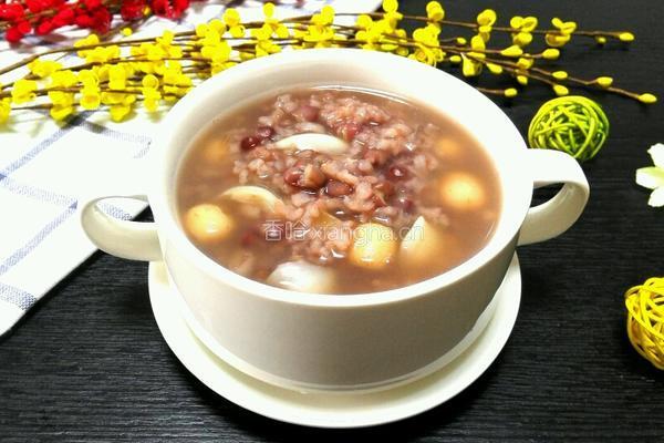 红豆百合莲子粥的做法图解7