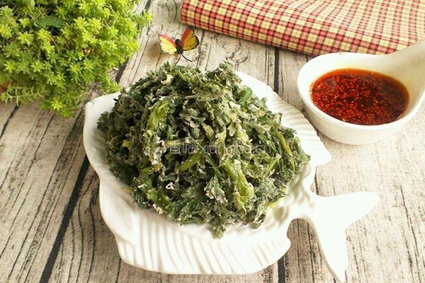 蒸叶菜的做法图解5