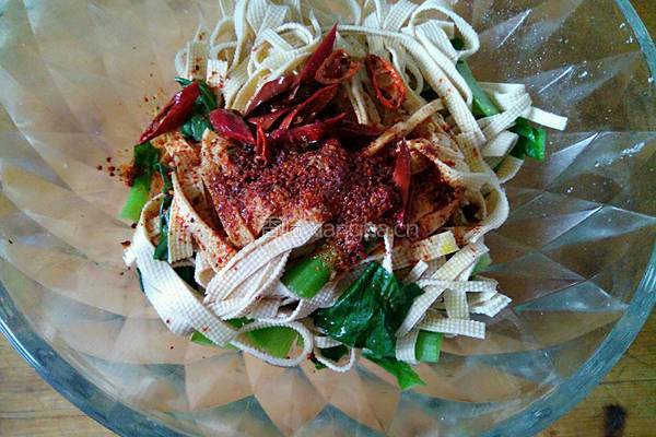 香辣豆腐丝的做法图解5