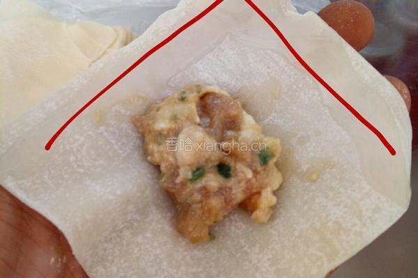 猪肉大葱混沌的做法图解14